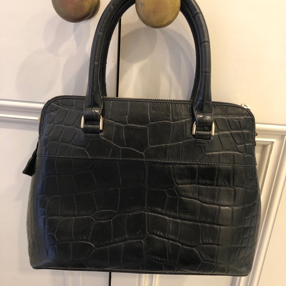 Modalu Pippu black croc grab bag - Picture 3 of 3
